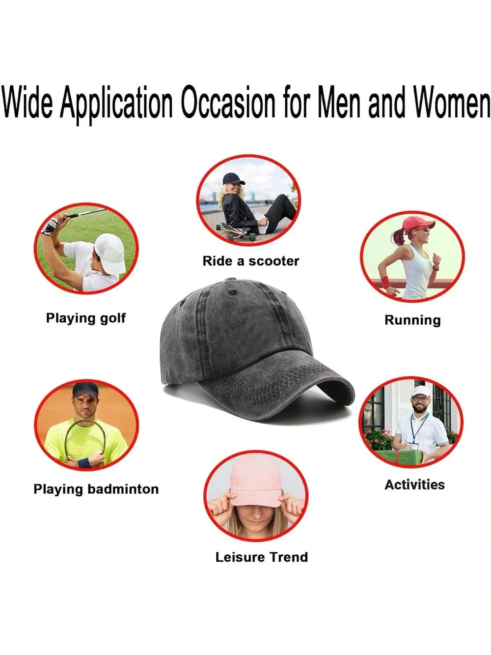Women’s Pink Casual Baseball Cap